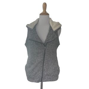Aeropostale Gray Sherpa Vest